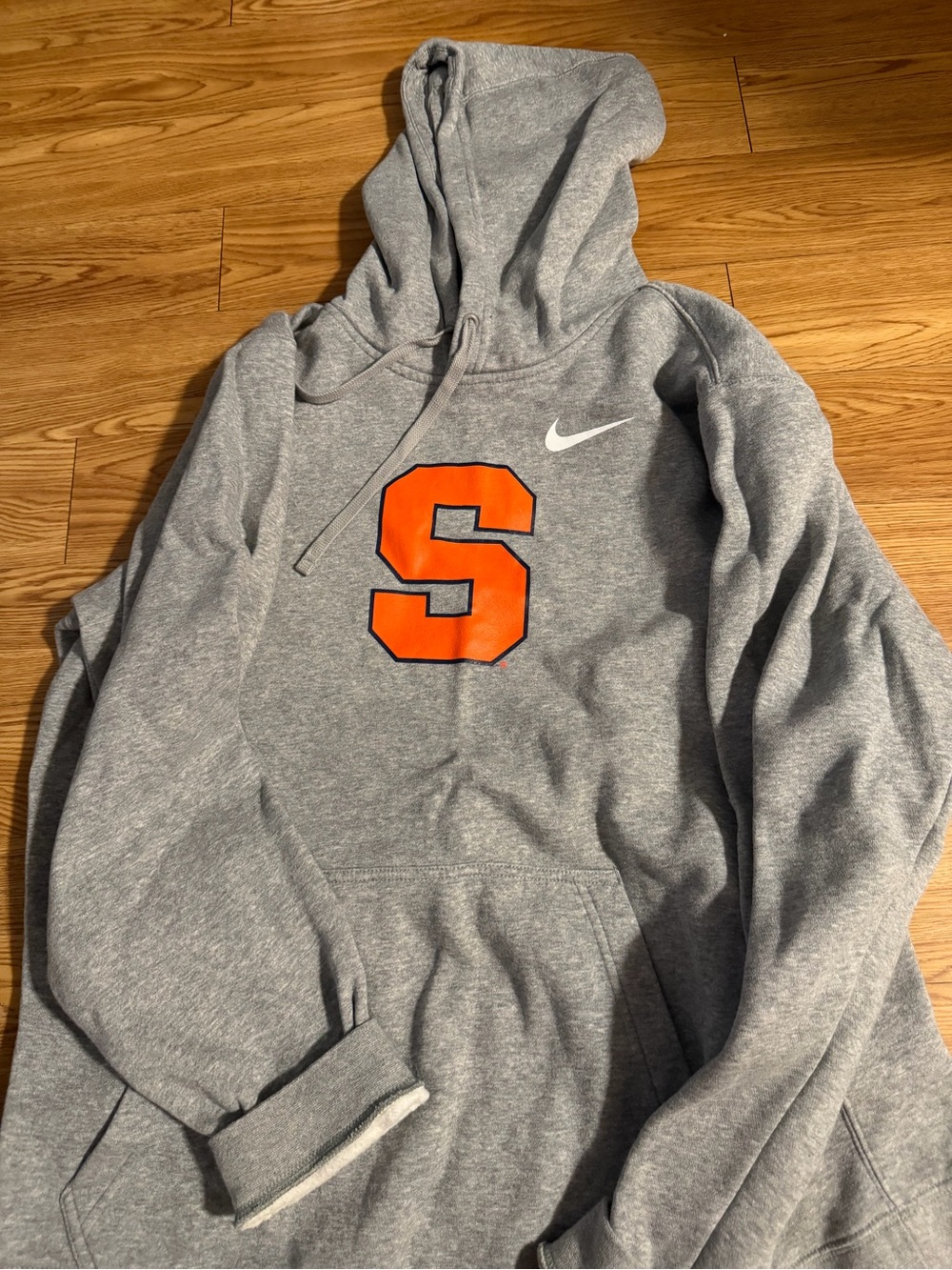 Nike Gray Pullover Hoodie Syracuse Orange